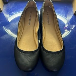 Lucky Brand leather ballet flats, size 8.5